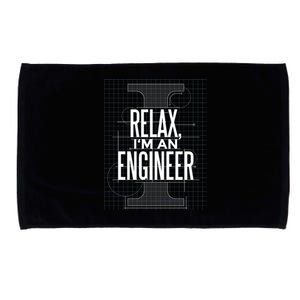 Relax I'm An Engineer Microfiber Hand Towel