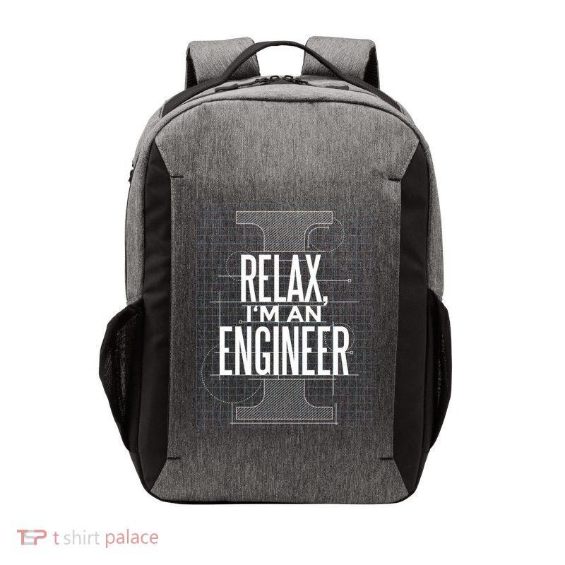 Relax I'm An Engineer Vector Backpack