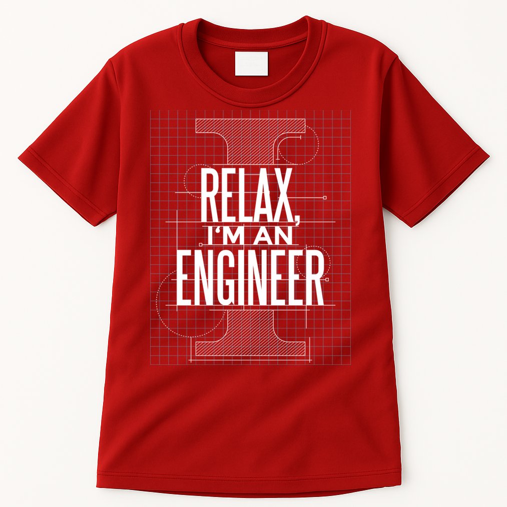 Relax I'm An Engineer Tall T-Shirt