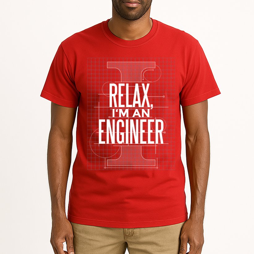 Relax I'm An Engineer Tall T-Shirt