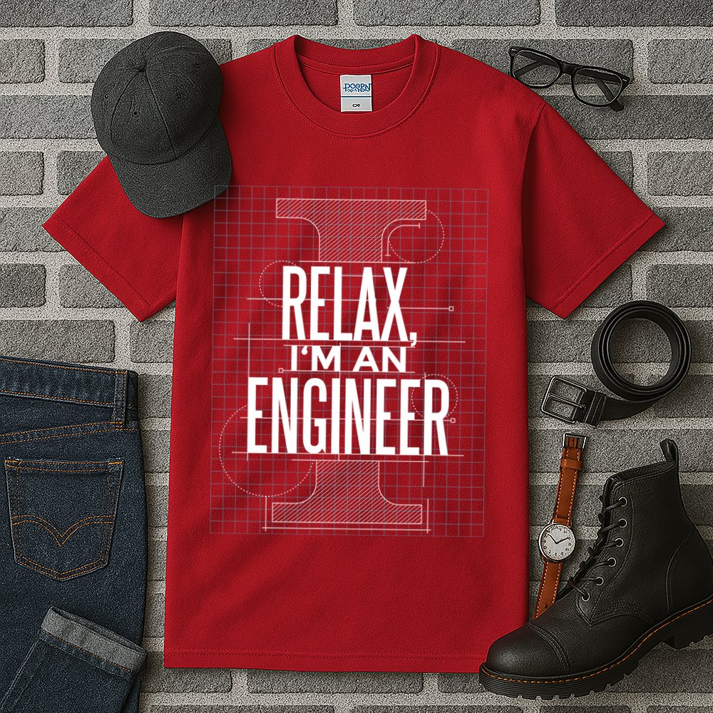 Relax I'm An Engineer Tall T-Shirt