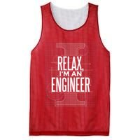 Relax I'm An Engineer Mesh Reversible Basketball Jersey Tank