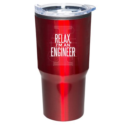 Relax I'm An Engineer Tumbler