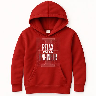 Relax I'm An Engineer Kids Hoodie