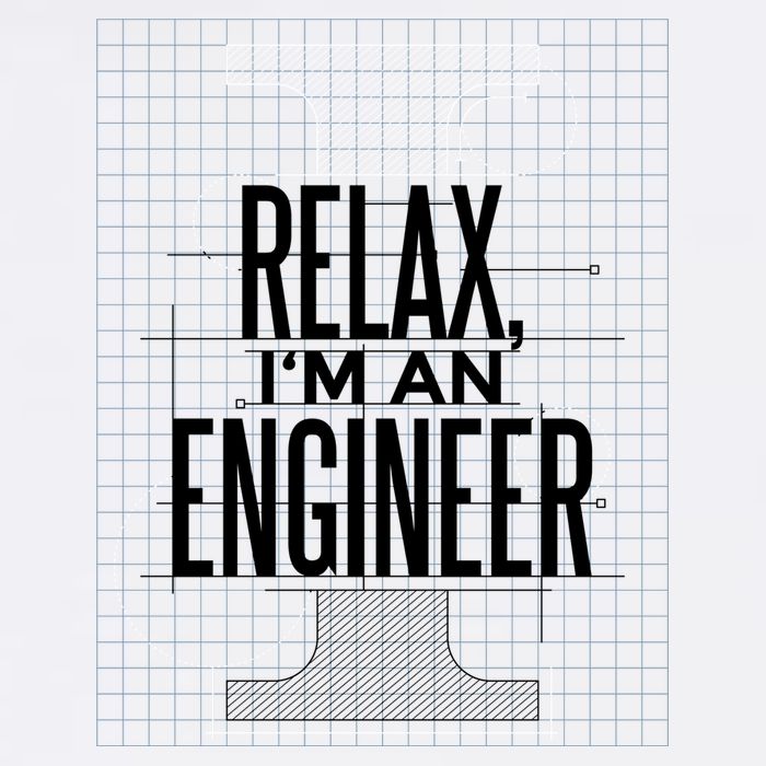 Relax I'm An Engineer Garment-Dyed Sweatshirt