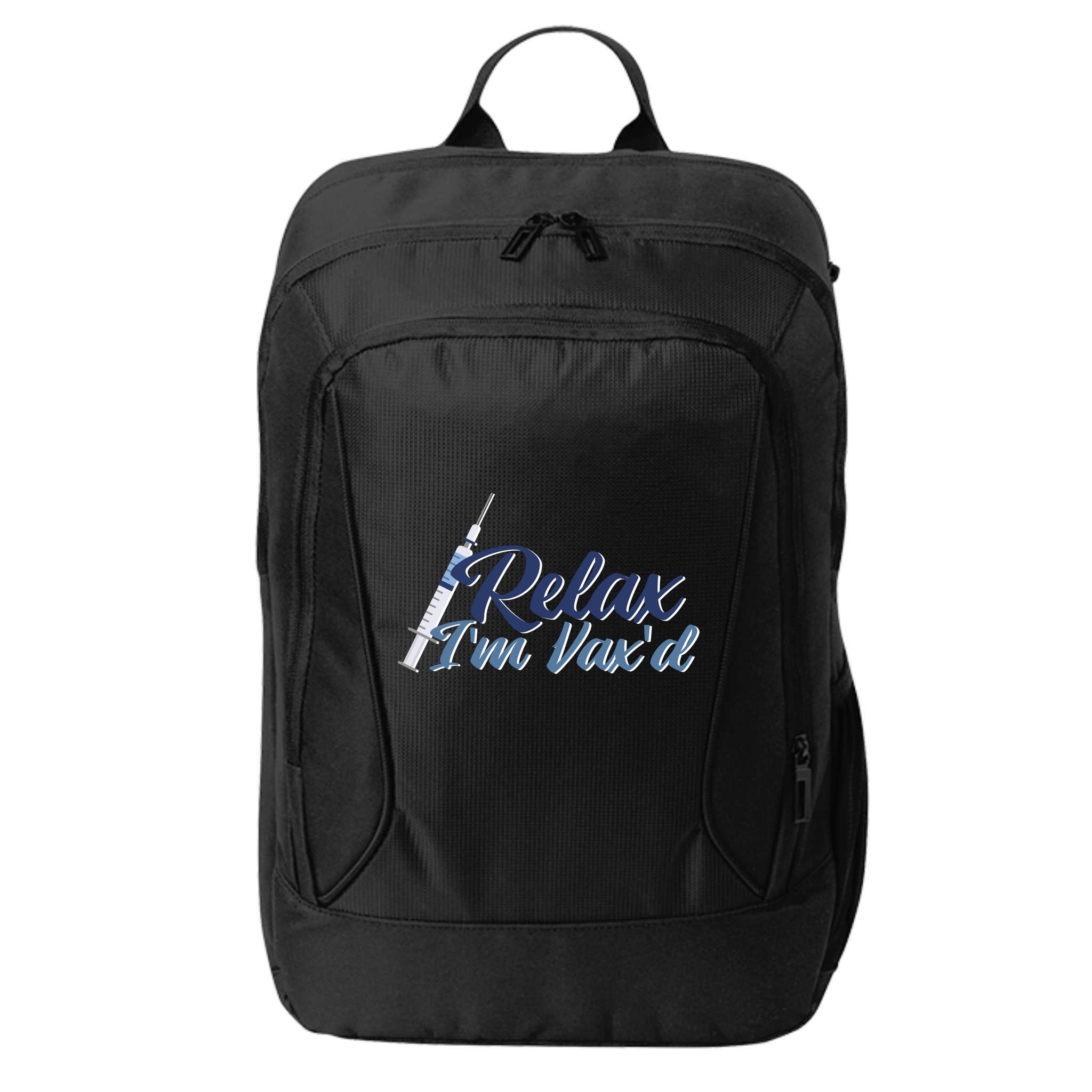 Relax I'm Vax'd City Backpack