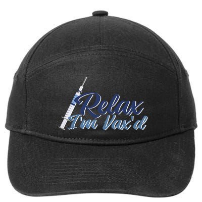 Relax I'm Vax'd 7-Panel Snapback Hat