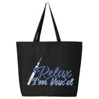Relax I'm Vax'd 25L Jumbo Tote
