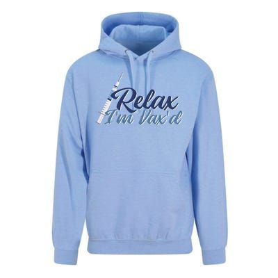 Relax I'm Vax'd Unisex Surf Hoodie