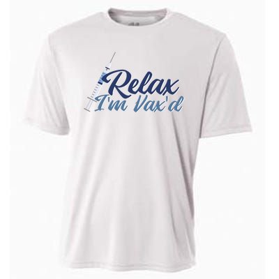 Relax I'm Vax'd Cooling Performance Crew T-Shirt