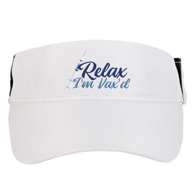 Relax I'm Vax'd Adult Drive Performance Visor