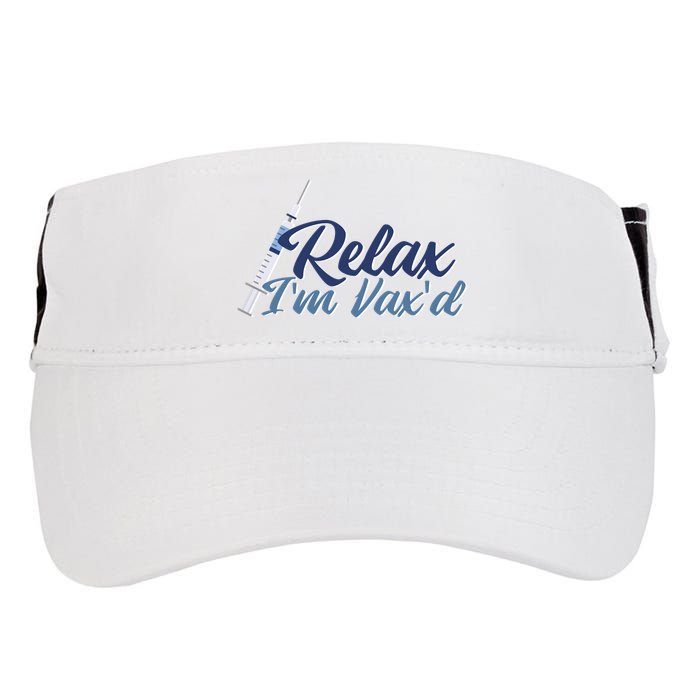 Relax I'm Vax'd Adult Drive Performance Visor