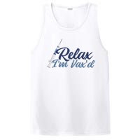 Relax I'm Vax'd PosiCharge Competitor Tank