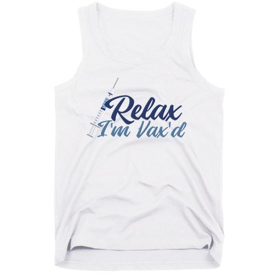 Relax I'm Vax'd Tank Top