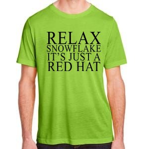 Relax It's Just A Red Hat Pro MAGA Trump 2020 Adult ChromaSoft Performance T-Shirt