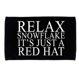 Relax It's Just A Red Hat Pro MAGA Trump 2020 Microfiber Hand Towel