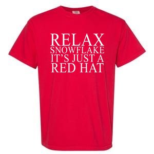 Relax It's Just A Red Hat Pro MAGA Trump 2020 Garment-Dyed Heavyweight T-Shirt