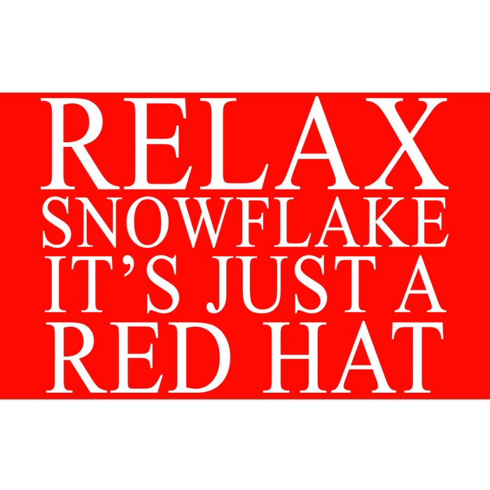 Relax It's Just A Red Hat Pro MAGA Trump 2020 Bumper Sticker