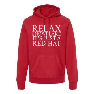 Relax It's Just A Red Hat Pro MAGA Trump 2020 Premium Hoodie