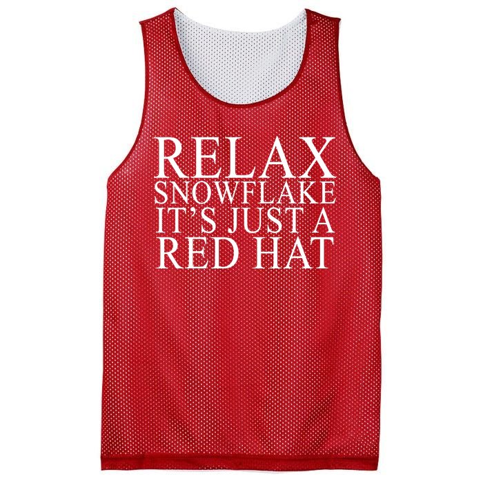 Relax It's Just A Red Hat Pro MAGA Trump 2020 Mesh Reversible Basketball Jersey Tank