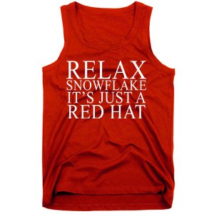 Relax It's Just A Red Hat Pro MAGA Trump 2020 Tank Top