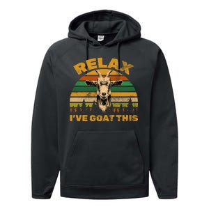 Relax I've Goat This Performance Fleece Hoodie