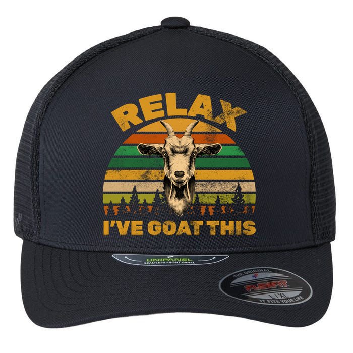 Relax I've Goat This Flexfit Unipanel Trucker Cap