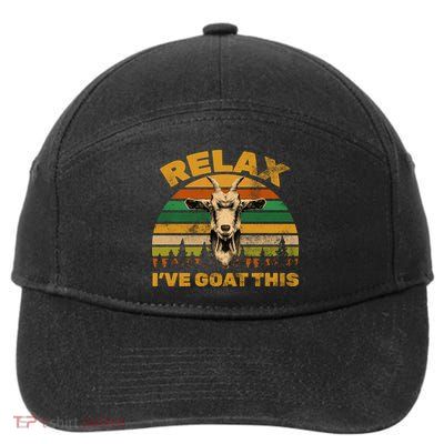 Relax I've Goat This 7-Panel Snapback Hat