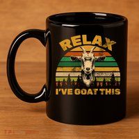 Relax I've Goat This 11oz C Handle Ceramic Mug