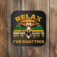 Relax I've Goat This Coaster