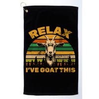Relax I've Goat This Golf Towel