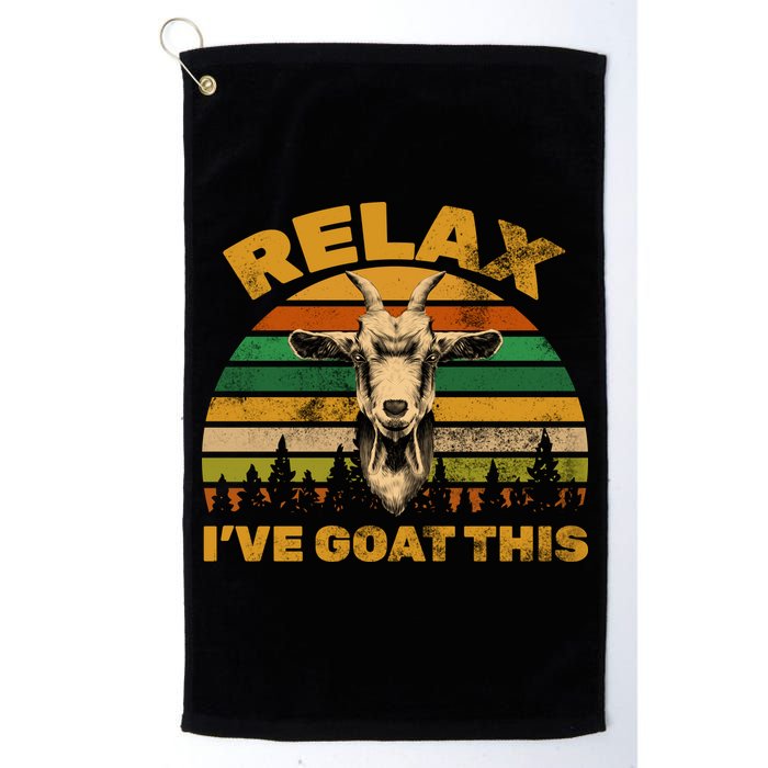 Relax I've Goat This Golf Towel