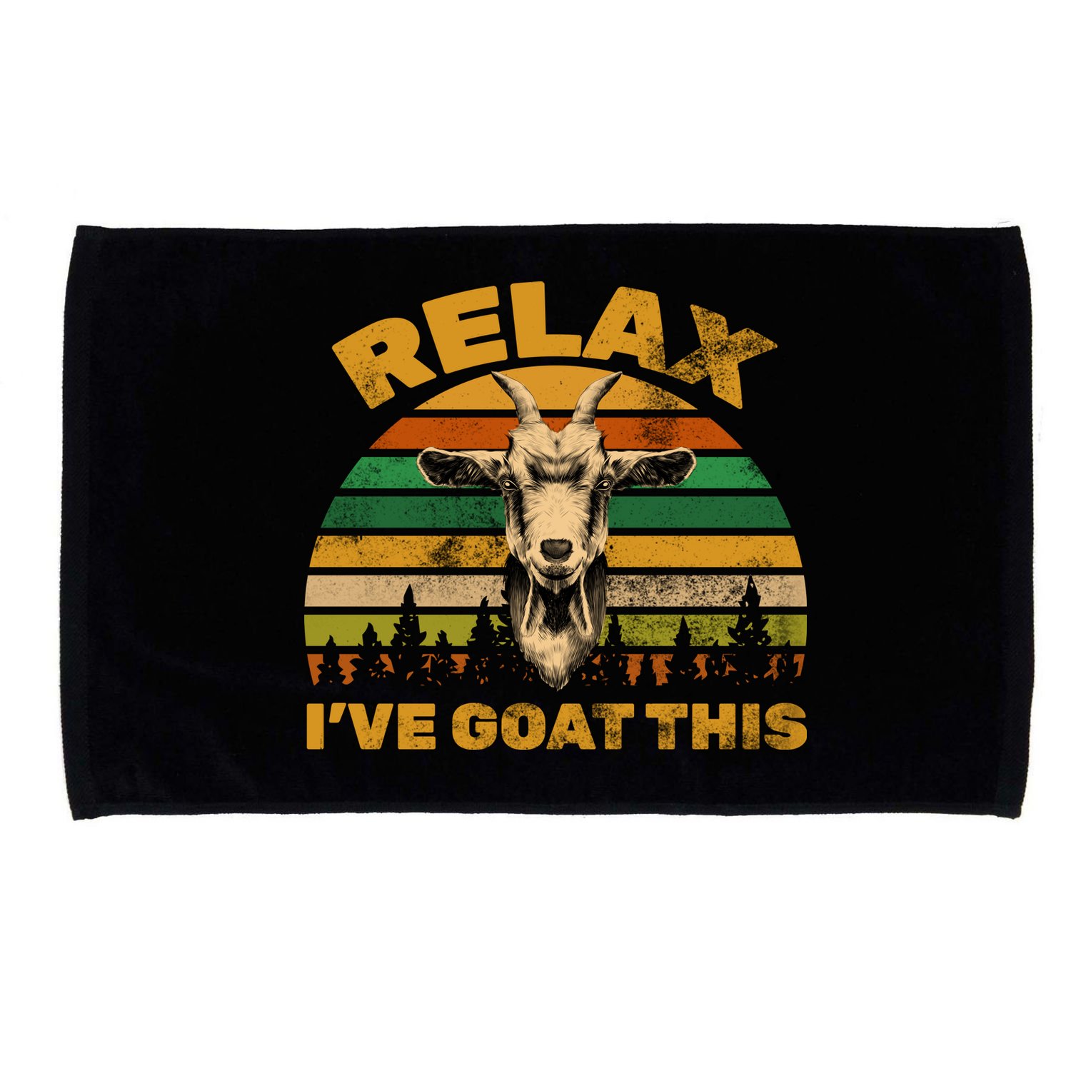 Relax I've Goat This Microfiber Hand Towel