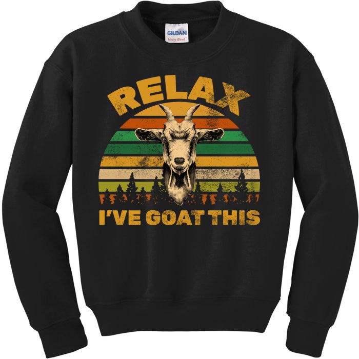 Relax I've Goat This Kids Sweatshirt