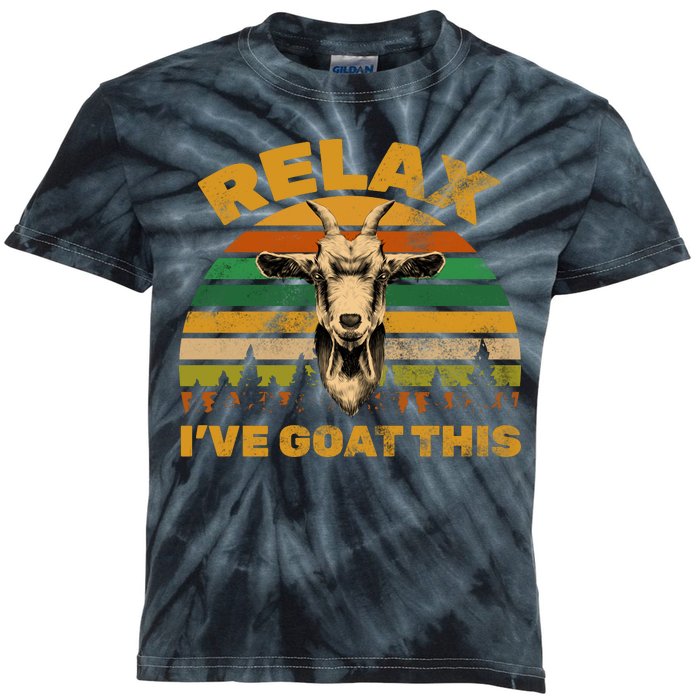 Relax I've Goat This Kids Tie-Dye T-Shirt