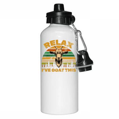 Relax I've Goat This Aluminum Water Bottle