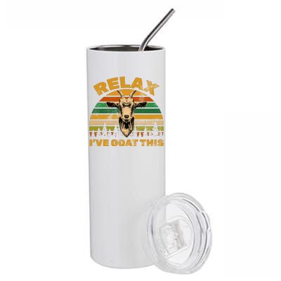 Relax I've Goat This Stainless Steel Tumbler