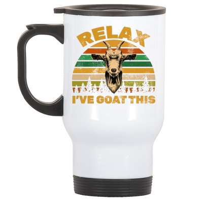 Relax I've Goat This Stainless Steel Travel Mug