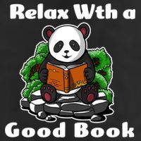 Relax With A Book Cute Panda Adult Drive Performance Visor