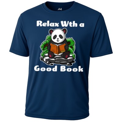 Relax With A Book Cute Panda Performance Shirt