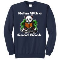 Relax With A Book Cute Panda Sweatshirt