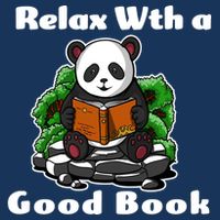 Relax With A Book Cute Panda Flatbill Hat