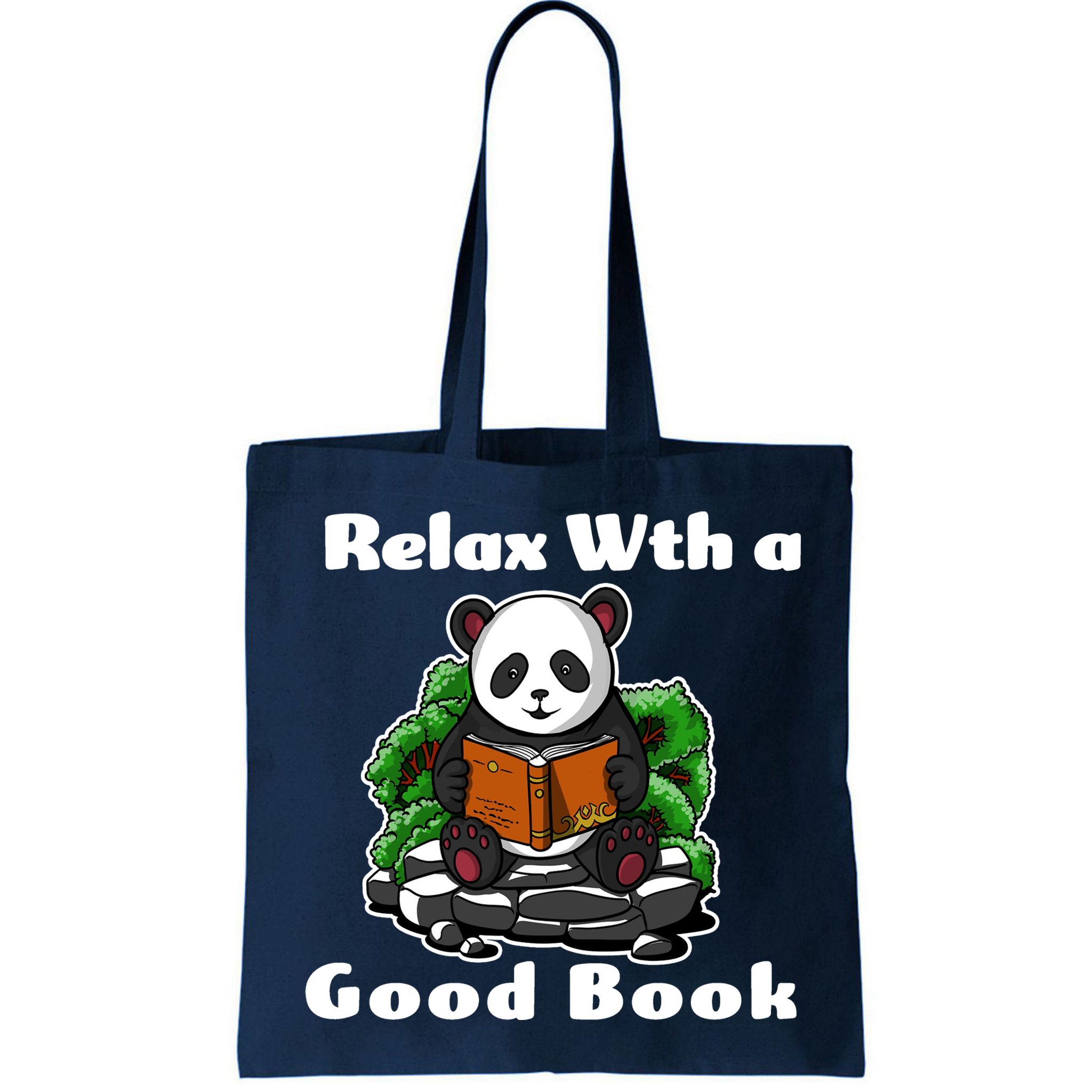 Relax With A Book Cute Panda Bag
