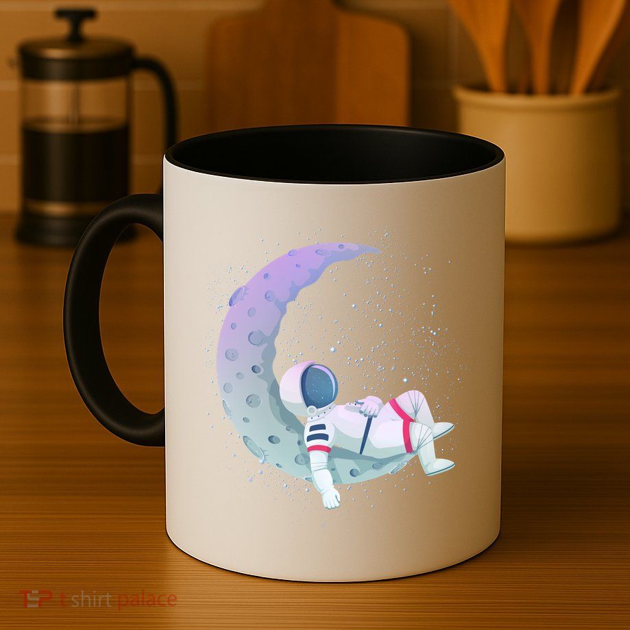 Relaxing Astronaut On The Moon Mug
