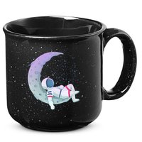 Relaxing Astronaut On The Moon 15oz Campfire Ceramic Mug