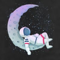 Relaxing Astronaut On The Moon Hat