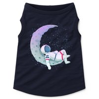 Relaxing Astronaut On The Moon Doggie Tank