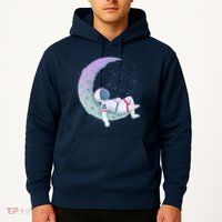Relaxing Astronaut On The Moon Hoodie