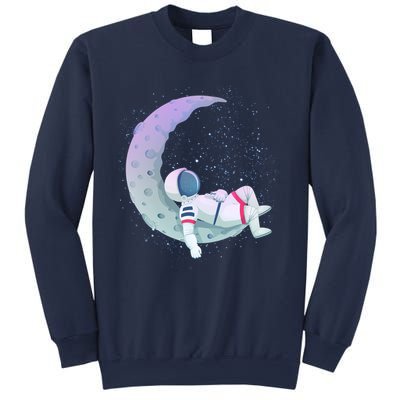 Relaxing Astronaut On The Moon Sweatshirt