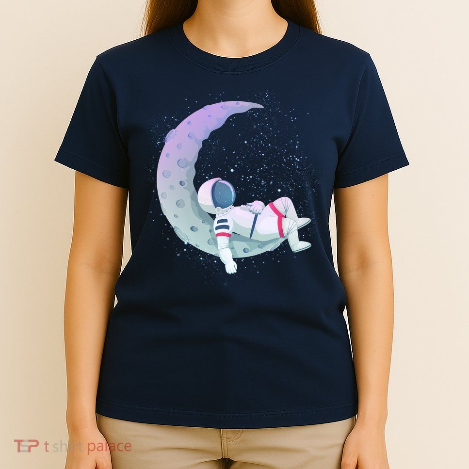 Relaxing Astronaut On The Moon T-Shirt